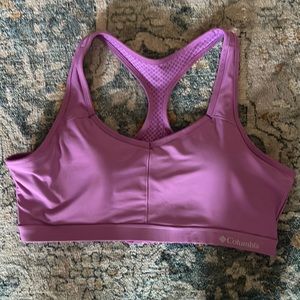 🌟 purple racer back columbia sportsbra. 36C